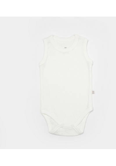 Bibaby Jakarlı 2'li Atlet Body 56992 Ekru - Sarı