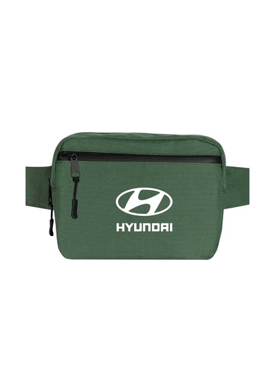 Hyundai White Logo Yeşil Bel Çantası