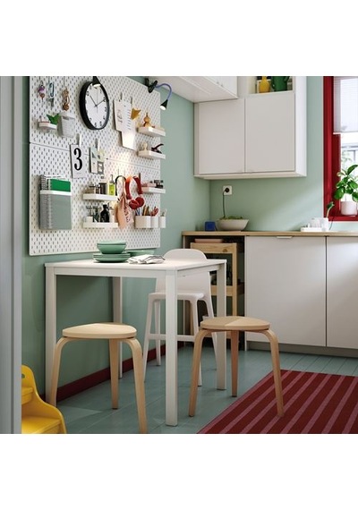 Ikea Kyrre Ahşap Tabure, Huş Çok Renkli