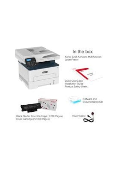 Xerox B225v Dnı Wi-fi Network Çok Fonksiyonlu Lazer Yazıcı - 34 Ppm & Dubleks