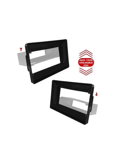 Oto Tablet Çerçeve 9 İnç Ayarlı Kasa Universal