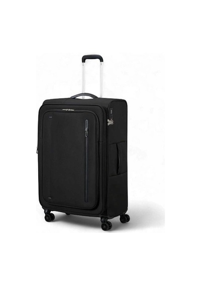 American Tourister Siyah Erkek Çekçekli Kumaş Valiz Cloudrıder-spınner L Exp Tsa