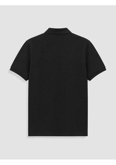 Lcwaıkıkı Classic Siyah Polo Yaka Türkiye Baskılı Erkek Tişört