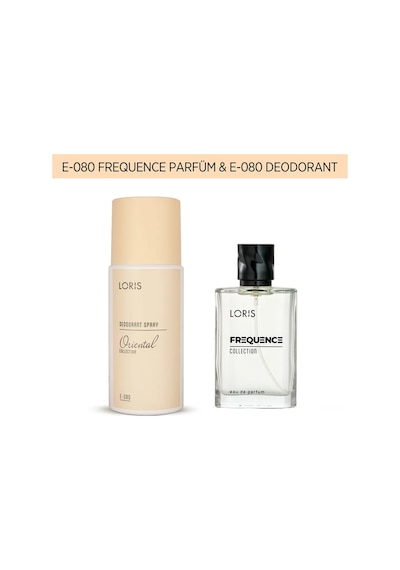 Loris E-080 Frequence Erkek Parfüm 50 Ml & E-080 Erkek Deodorant 150 Ml Oryantal
