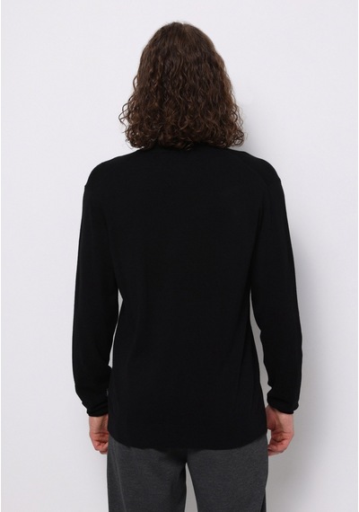 Colin's Colins Regular Fit Turtle Neck Jakarlı Erkek Siyah Kazak Cl1077102 Q1.v1 Blk Siyah