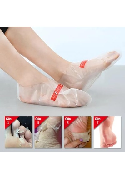 Ayak Peeling Maskesi Nasır, Ölü Deri Temizleyici, Nemlendirici Özellik, Lavanta Yağı Ve C Vitamini İçerir