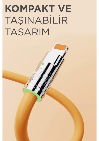 Torima U160 Siyah 3 In 1 USB To Type-C Lightning Micro Uçlu Şarj Data Kablosu