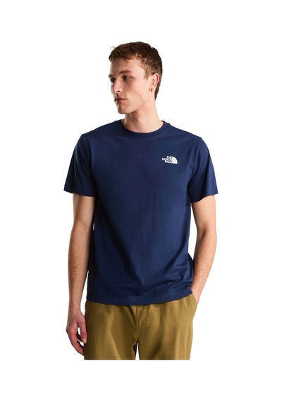The North Face Evolution Box Nse Regular Erkek Lacivert Outdoor T-shirt Nf0a8b6k8k21 Mavi