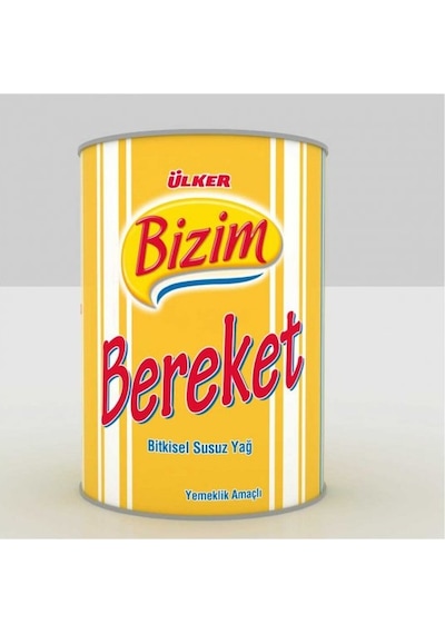 Ülker Bizim Bereket Bitkisel Susuz Yağ 4550 G