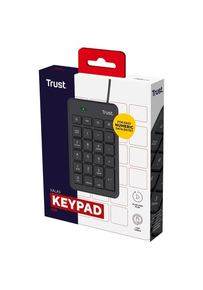 22221 Xalas Usb Sayısal Mini Klavye, Siyah