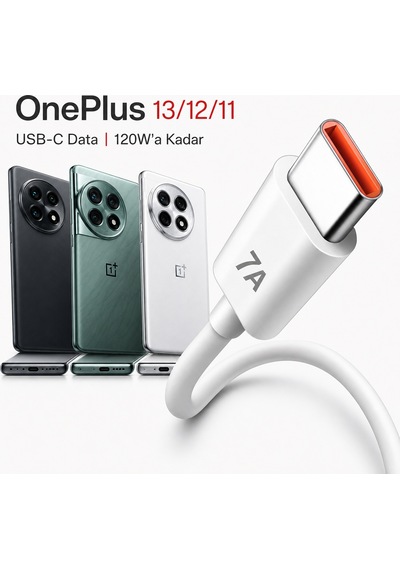 Bowie 120w 7a Usb-c Hızlı Şarj Data Kablosu Oneplus 13 12 11 Serisi