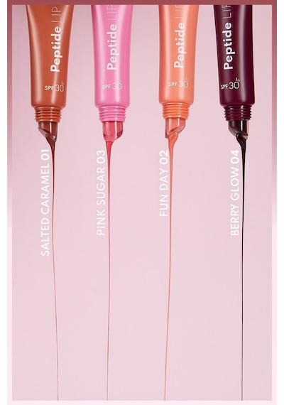 Note Cosmetique Peptide Lip Balm SPF 30 Nemlendirici ve Parlatıcı Renkli Dudak Balmı - 04 Berry Glow - Mor