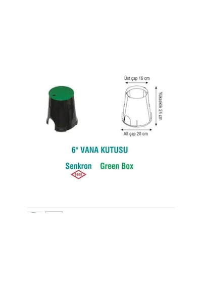 6″ Yuvarlak Vana Kutusu
