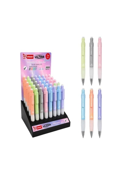 Mikro Ultra Air Grip Versatil Kalem 0,7 Uçlu Pastel Mp-9394 Karışık - 1 Adet Çok Renkli