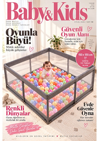 Avocado Güvenli Çocuk Ve Bebek Oyun Alanı 150x150 Oyun Pedi Topları Oyun Parkı