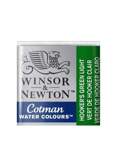 Winsor & Newton Cotman Yarım Tablet Suluboya Hooker's Green Light 314 Karışık