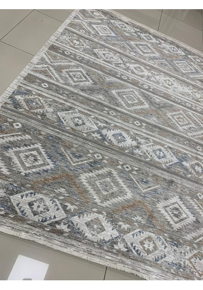 Merinos Halı Valeria 91008 060 Serisi Salon Oturma Yatak Odası Halısı Gri