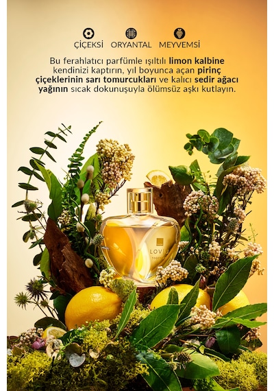 Lov U Together Kadın Parfüm Edp 50 Ml. Üçlü Paket Çiçeksi