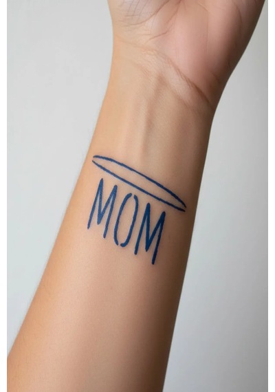 Mom 5 Cm Minimal Geçici Dövme Yarı Kalıcı Geçici Dövme