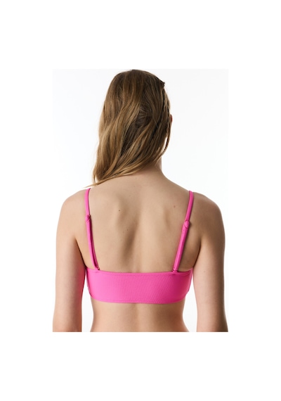 Penti Parlak Pembe Nena Straplez Knot Bikini Üstü
