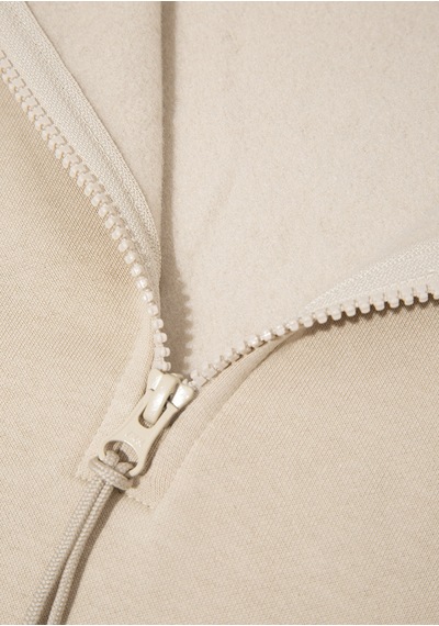 Mavi - Yarı Fermuarlı Ekru Sweatshirt 0s10278-70004 Ekru