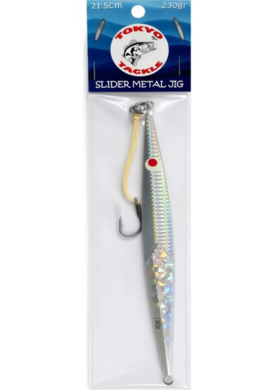 Slider Metal Jig 21,5cm 130gr Parlak Jig Balık Yemi