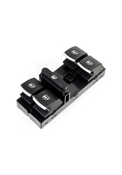 Vw Volkswagen Tiguan 2008-2015 Uyumlu Ön Sol Kapı Dörtlü Cam Açma Düğmesi Krom Detaylı 5k4959857