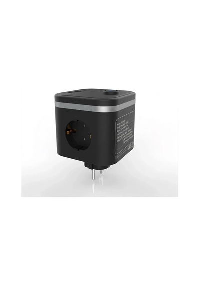 Termal Akım Korumalı Isıya Dayanıklı 3 Lü Duvar Tipi Priz 2x Usb 2x Typce 3680 W 0