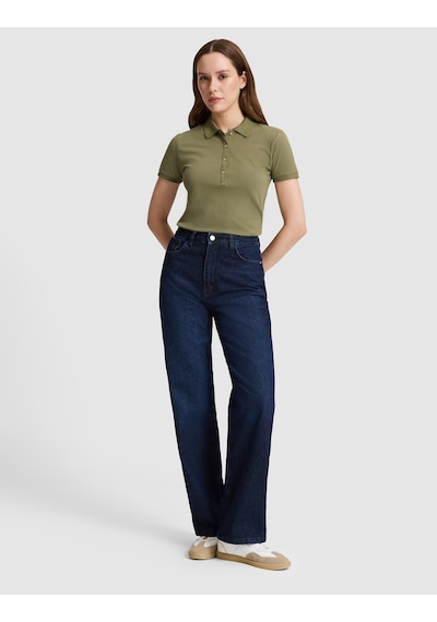 Pierre Cardin Kadın Haki Tişört Basic 50325456-vr027