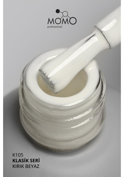 Momo Professional Kalıcı Oje K105 Kırık Beyaz 14 Ml