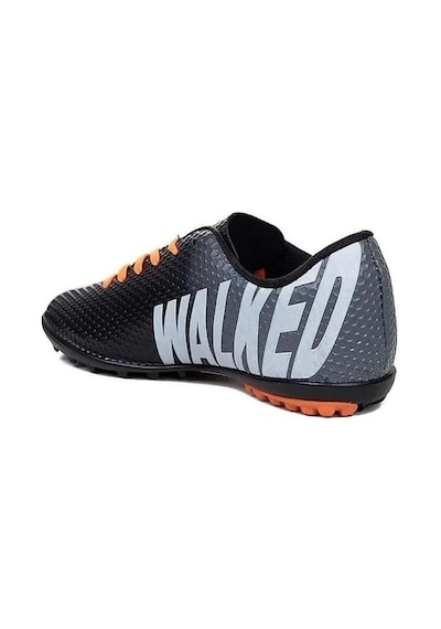 Walked 401-26 Çocuk Halı Saha Ayakkabı Siyah Turuncu 28-32