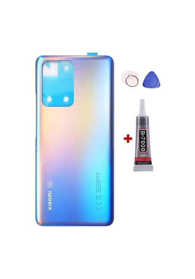 Xiaomi Mi 11t Mavi Arka Kapak Batarya Kapağı Pil Kapağı Yapışkan Ve Sökme Aparatıyla Beraber Full Set Mavi
