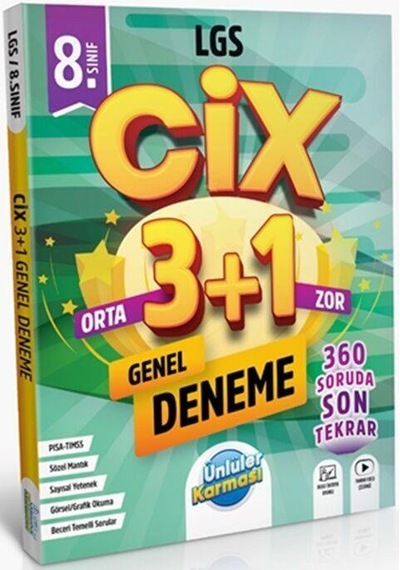 8. Sınıf Lgs Cix 3 + 1 Genel Deneme Ünlüler Karması