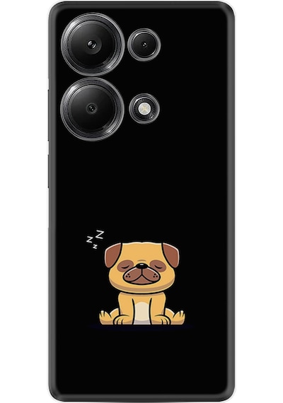 Xiaomi Redmi Note 13 Pro 4G Kılıf Kılıf Desenli Silikon Platinium Series Uyuyan Köpek 1875