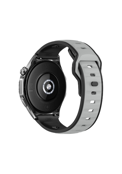 Huawei Watch Gt6 Pro 46mm İle Uyumlu Çift Renkli Spor Silikon Kordon Nefes Alabilir Konforlu