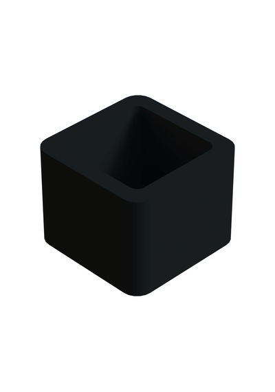 Cateksss Sessiz Tip Sandalye Pabucu Masa Sandalye Zemin Koruyucu 30x30 Mm Siyah - 30 Lu Paket