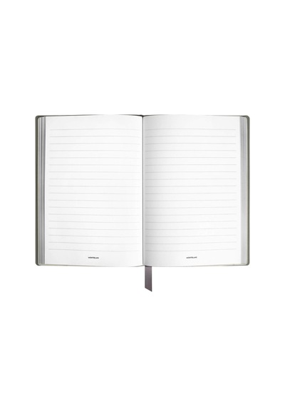 Montblanc 4810 Medium Gri Deri Küçük Boy Defter 134711 Gri