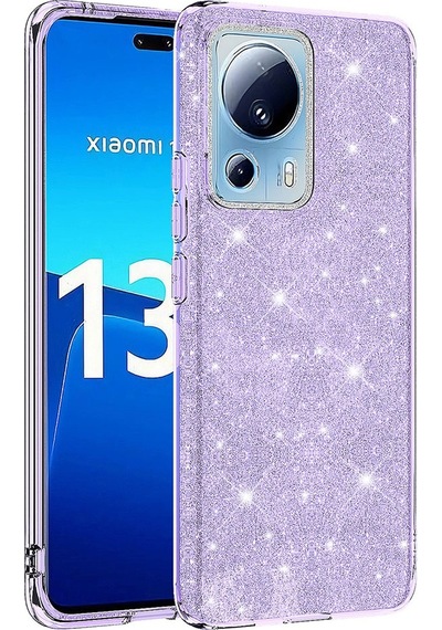 Xiaomi Mi 13 Lite Kılıf Zore Shining Simli Silikon Kılıf