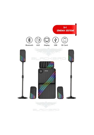 Hepu Hp-tv03 5+1 Surround Ev Sinema Ses Sistemi-131282