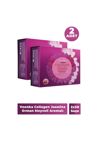 Voonka Collagen Jasmine Orman Meyveli Aromalı 30 Saşe 50 Ml 2 Adet