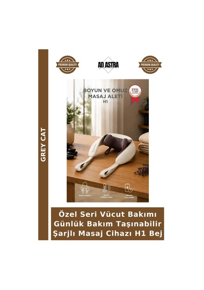 Özel Seri Vücut Bakımı Günlük Bakım Taşınabilir Şarjlı Masaj Cihazı H1 Bej