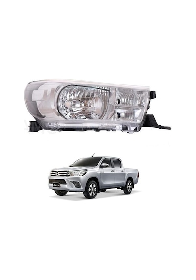 Toyota Uyumlu Hilux Revo Sol Ön Far Ledsiz 2015-2018 N11.2733