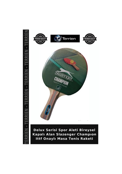 Delux Serisi Spor Aleti Bireysel Kapalı Alan Slazenger Champıon Ittf Onaylı Masa Tenis Raketi