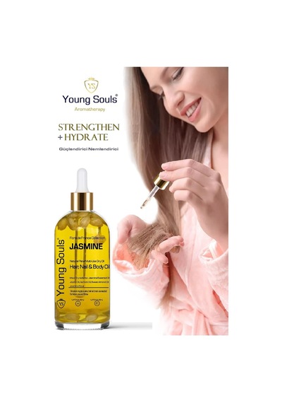 Aromatherapy Jasmine Multi Use Oil Yasemin Yüz Saç Tırnak & Vücut Bakım Kuru Yağ 100 Ml 0.3 ML