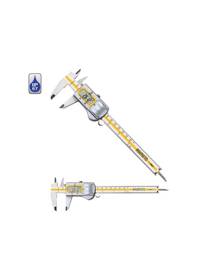 Asimeto Profesyonel Dijital Kumpas Metal Kasa Su Geçirmez 0,01-150 Mm