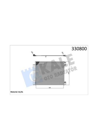 Kale 050abc091 Klima Radyatörü Kondenseri Renault Megane Iv 15 Talısman 15 Grand Sc Nıc Iv 16 1.2tce 1.3 Tce 1.5dci 1.6sce 1.6dci Ac Mek. Atom. Al Brz 921002969r-921007588r -