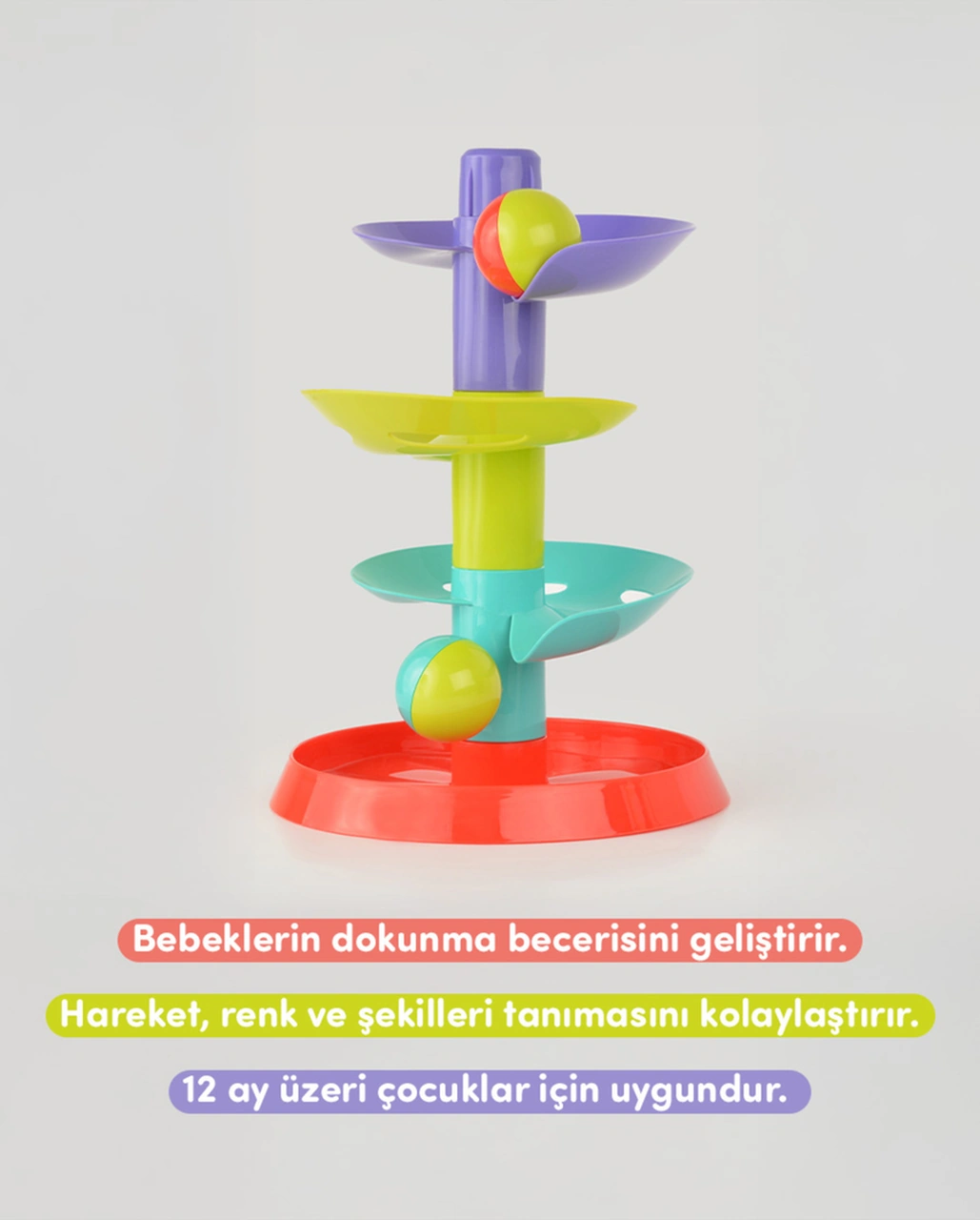 Lc Renkli Top Yuvarlama Kulesi