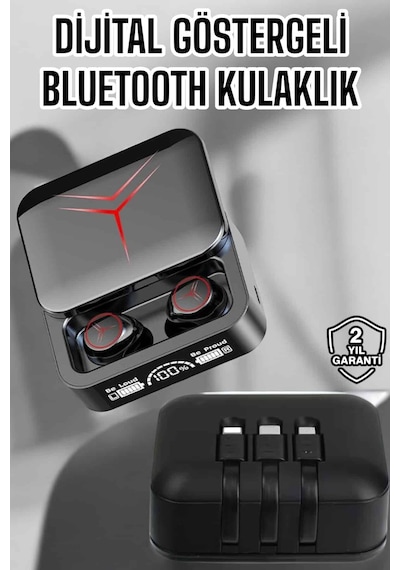 Bluetooth - 898 - Kulaklık Bluetooth Bağlantılı Powerbankli Yeni - Edntrend - Nesil Kulaklık