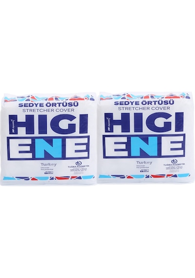 Higiene Tek Kullanımlık Lastikli Sedye Örtüsü 450 Adet 80 x 240 CM