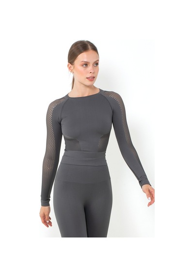 Miofit Kadın Efficiency Uzun Kollu Dikişsiz Spor Tişört (475064809)